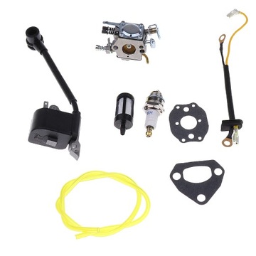 -Carburetor Spark Plug Fuel Hose Kit for 36 41 136 137 141 142 142E