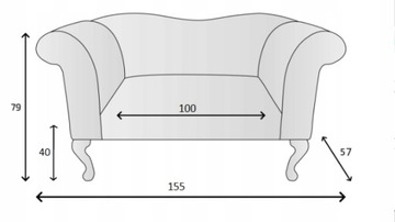 Диван-шезлонг, двусторонний диван