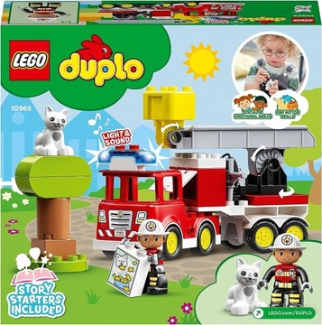 LEGO DUPLO ПОЖАРНАЯ МАШИНА ПОЖАРНЫЙ МОСТ 2+