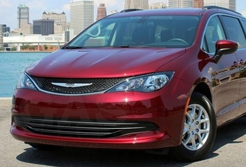 CHRYSLER VOYAGER - LIŠTA NA MASKA CHRÓM MŘÍŽKA NÁRAZNÍK TUNING