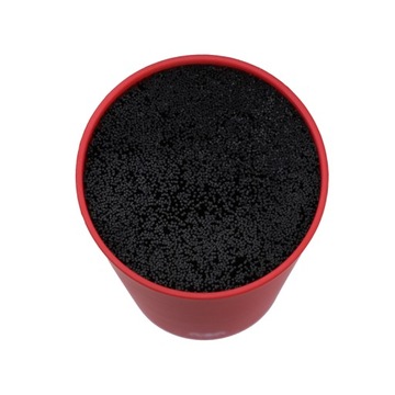 НАБОР КУХОННЫХ НОЖЕЙ В БЛОКЕ КРАСНЫЙ 6 ЭЛЕМЕНТОВ НОЖЕЙ С ТРУБКОЙ