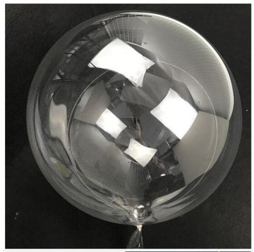 BALON KULA GIGANT PRZEZROCZYSTY TRANSPARENTNY 60cm