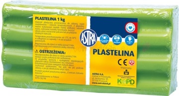 ASTRA plastelina 1 kg - seledynowa