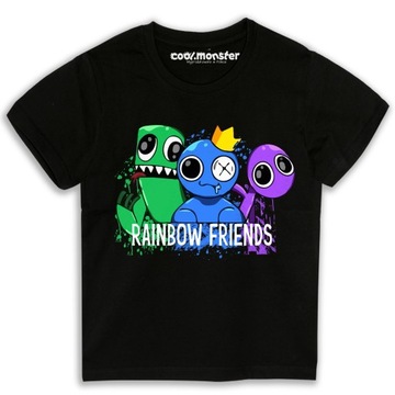 Koszulka T-Shirt dziecięcy Rainbow Friends Bawełna
