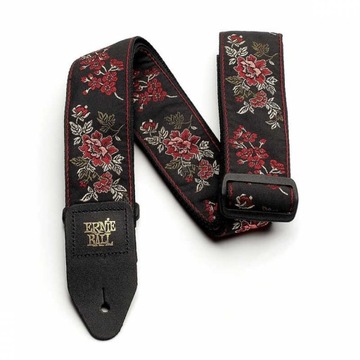 Pasek Ernie Ball Red Rose Jacquard