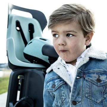 ВЕЛОСИПЕДНОЕ СИДЕНЬЕ Bobike GO для рамы MINT до 22 кг.