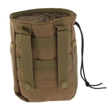 Дорожная сумка на шнурке для кемпинга и пешего туризма, чехол для мусора, коричневый