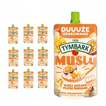 Musly Tymbark Мусс из маракуйи и манго 10х170г