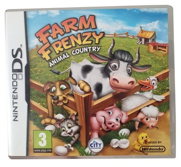 FARM FRENZY ANIMAL COUNTRY NINTENDO DS KOMPLET