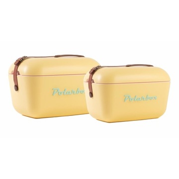 Polarbox Classic 12L Żółty Amarillo Brązowy Pasek