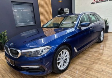 BMW Seria 5 G30-G31 Touring 520d 190KM 2018 BMW Seria 5 2.0D 190KM navi gwarancja LED AUTOMAT bezwypadkowy, zdjęcie 11