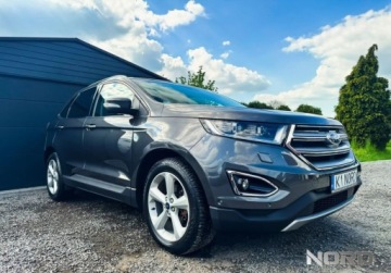 Ford Edge II SUV 2.0 TDCi Twin-Turbo 210KM 2016 Ford Edge Bezwypadkowy, FV23, 4x4, Titanium, KredytowanieLeasing, gwarancja, zdjęcie 2