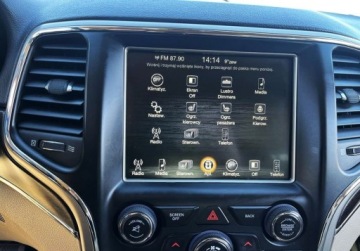 Jeep Grand Cherokee IV Terenowy Facelifting 3.0 V6 CRD 250KM 2014 Jeep Grand Cherokee ORYGINALNY LAKIER 4 x podgrzewane fotele i kierownica, zdjęcie 17