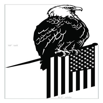 Стальной белоголовый орлан флюгер коттедж сад