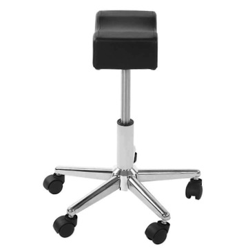 MOBILNY PODNÓŻEK DO PEDICURE 5 KÓŁEK CZARNY