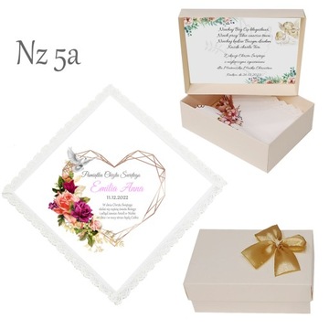 БЕЛАЯ КРЕСТАЛЬНАЯ ХАНИЦА для мальчика, девочки, КРЕЩЕНИЕ, ИМЯ, коробка