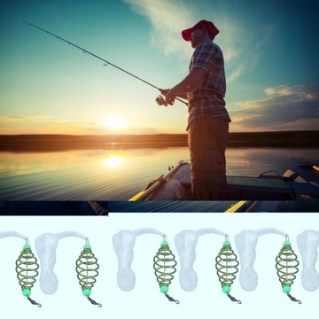 5 шт. ВЕСЕННЯЯ РЫБАЛОЧНАЯ СЕТЬ С БЛЕСКНЫМИ БУСИСАМИ