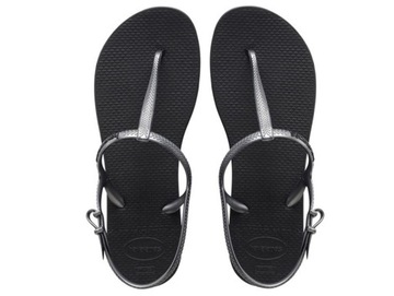 HAVAIANAS Japonki damskie FREEDOM czarne klasyczne 35/36