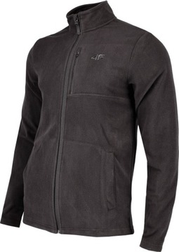 4F POLAR ROZPINANY BLUZA gr.300 CZARNY M122 r. XL