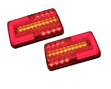 2x Lampa zespolona tylna LED DIODOWA przyczep NEON