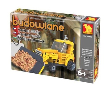 Klocki Dromader Pojazdy Budowlane Spychacz 118 el.