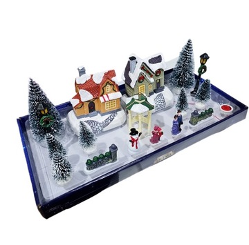 Wioska świąteczna Magic Village z oświetleniem LED