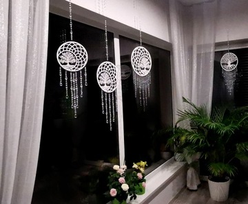 ПАННО-ловушка декор ОКОННЫЕ БУСИНЫ 115см H2