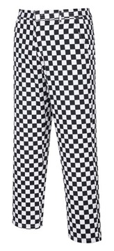 Stylowe spodnie szachownica PORTWEST S068 S