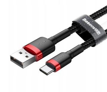USB-кабель BASEUS Cafule CATKLF-C91 2A USB C 2м