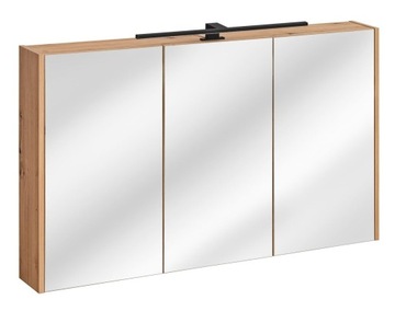 SZAFKA WISZĄCA Z LUSTREM Madera 120x16x72 cm