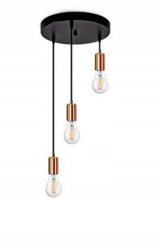 LAMPA SUFITOWA ,ŻYRANDOL DIAMENT CZARNA 102-10/BK