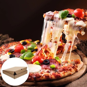 Pudełko na pizzę z zagęszczonego papieru pakowego 10 szt