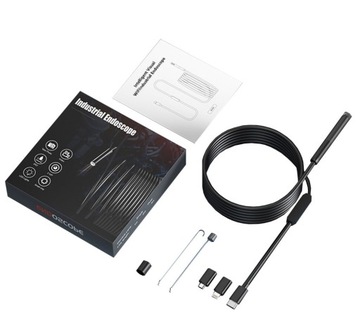 KAMERA INSPEKCYJNA ENDOSKOP DUAL WIFI 2xFHD 8mm 2m