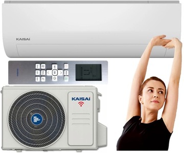 KLIMATYZATOR ŚCIENNY KAISAI ONE+ 2,6 kW KRX-09PEG WI-FI JONIZATOR 30 M2