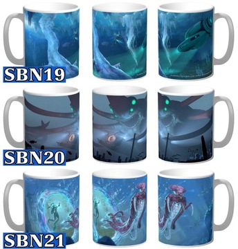 КРУЖКА Subnautica в подарок + ИМЯ И БЕСПЛАТНАЯ КАРТОННАЯ ИГРА «ПОДВОДНЫЙ МИР», 330 МЛ
