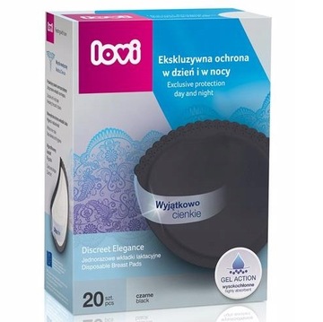 Lovi WKŁADKI LAKTACYJNE Discreet Elegance 20 sztuk