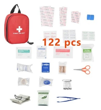 PortableOutdoor Travel Camping Medicine Emergency Survival Kit Layered