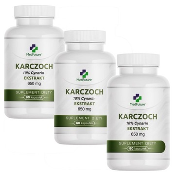 Karczoch cynaryna ekstrakt 650 mg wątroba, detoks