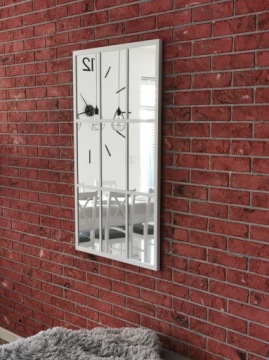 Зеркало лофт индустриальное со стойками 125х65.