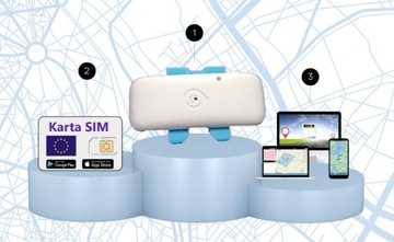 GPS ЛОКАТОР ЖИВОТНЫХ СОБАКА КОШКА Установить SIM-карту PL Сервер Нет подписки