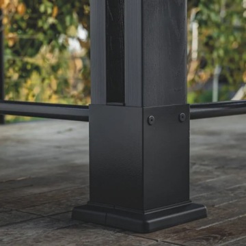 Садовый бар с полками Keter Canopy Garden Gazebo Graphite Large