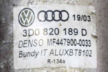 VOLKSWAGEN PHAETON 3D 5.0 TDI A/C KLIMATIZACE SUŠIČ 3D0820189D 230KW 20