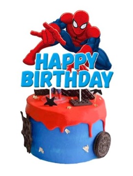 БУМАЖНЫЕ ТАРЕЛКИ Spiderman Marvel BIRTHDAY x 10