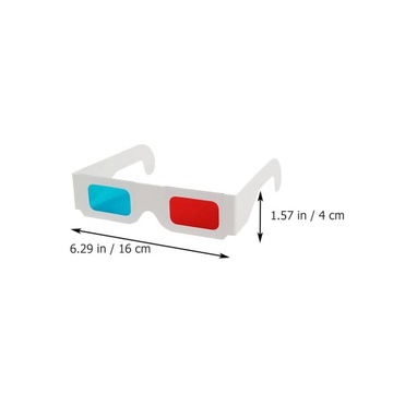 3D-очки красные синие 3D-очки бумажные очки TV 30