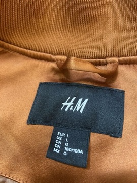 H&M oryginalna pomarańczowa bomberka /L