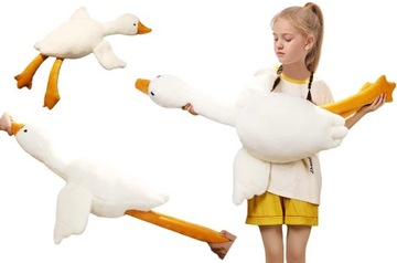 Maskotka Kaczka Gęś RUCHOMA WYCIĄGA SZYJĘ 110cm