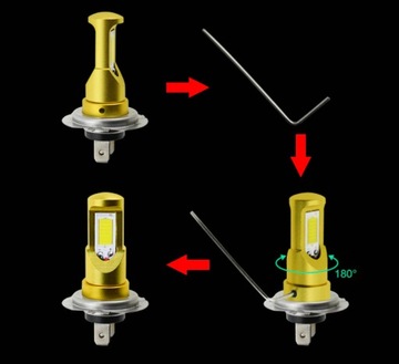 H7 — Без светодиодных АДАПТЕРОВ — Замена лампы H7
