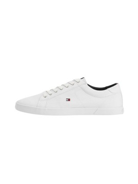 TOMMY HILFIGER BUTY MĘSKIE ICONIC LONG LACE SNEAKER WHITE r.45