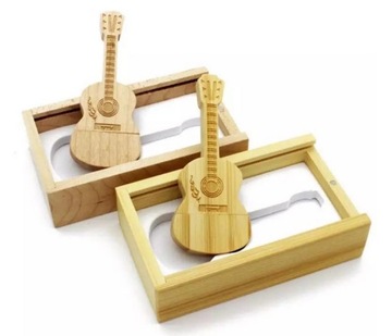 Pendrive 16GB USB 3.0 Drewniany Gitara Grawer
