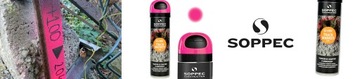 Геодезическая краска SOPPEC Track Marker 1 шт. РОЗОВЫЙ